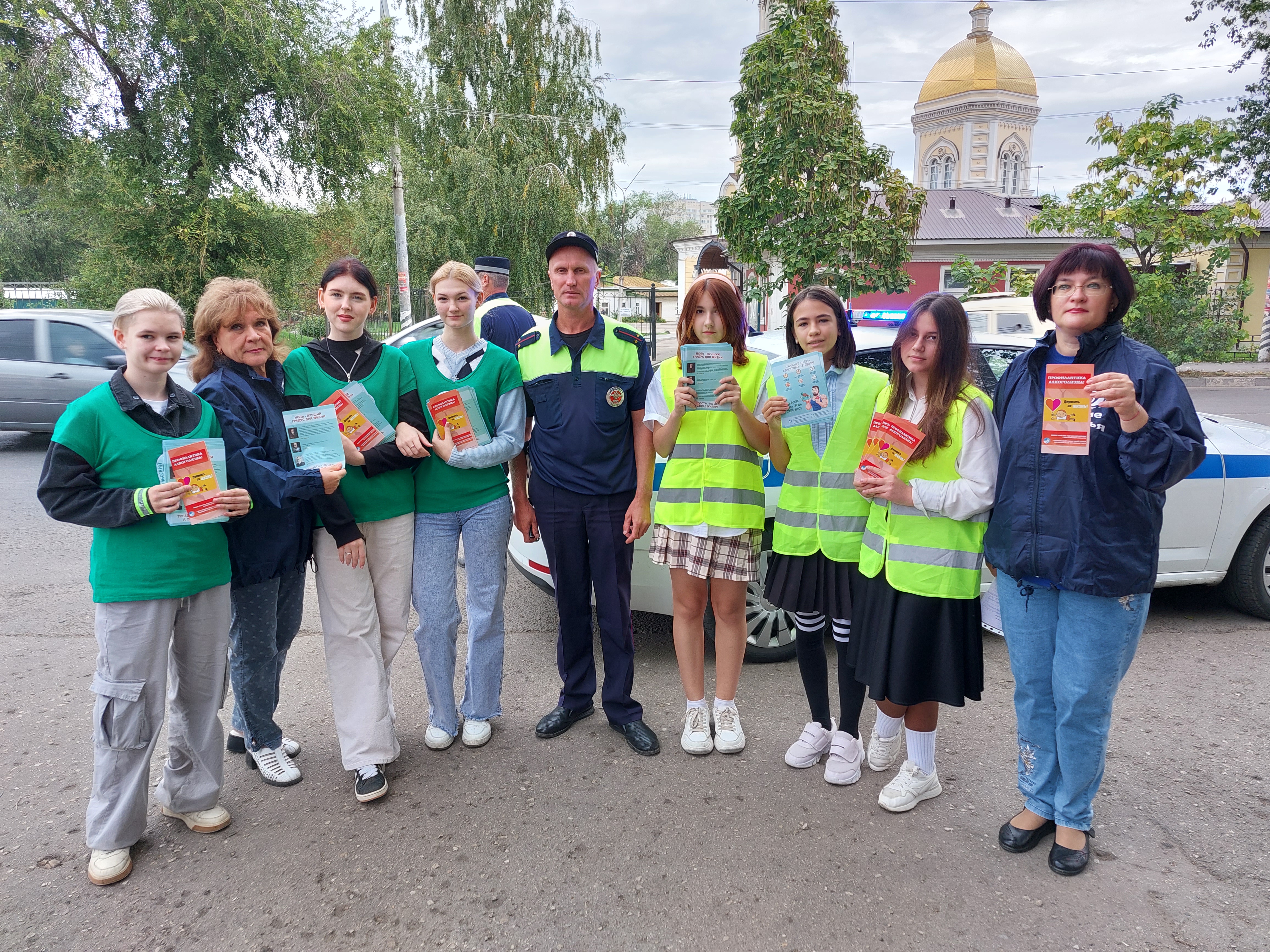 Социальная акция «Мы не пьём – мы за рулём!».